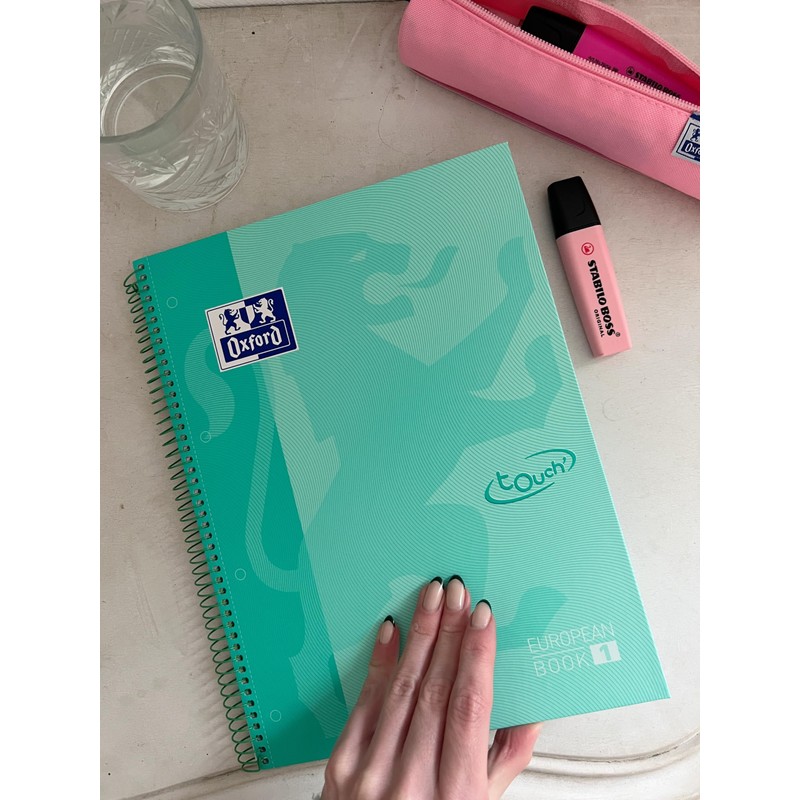 Oxford A4 European Book 1, lined, 160 pages with coloured