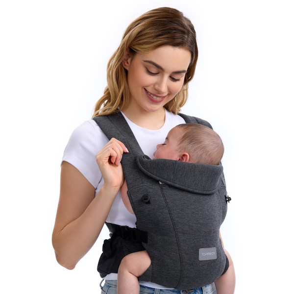 Topmeta Newborn Carrier, Soft and Lightweight Baby Carrier Wrap |