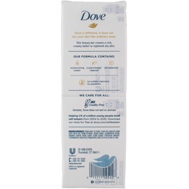 Dove Calming Oatmeal and Rice Milk Scent 6 Bars,6 Count (Pack of 1)