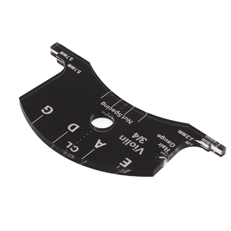 Violin Bridge Reference Tool Acrylic Accurate Violin Bridge Mold Fingerboard