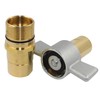 1-1/4" NPT Wet-Line Wing Nut Heavy Duty Hydraulic Quick Disconnect