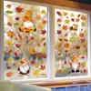 Autumn Window Stickers, 93Pcs Autumn Decorations Double-Sided Stickers, Fall Maple
