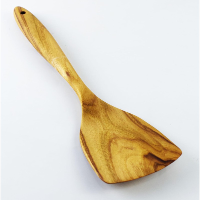 Teak Wood Kitchen Utensil Set 2-Piece Set Ergonomic Design Stylish