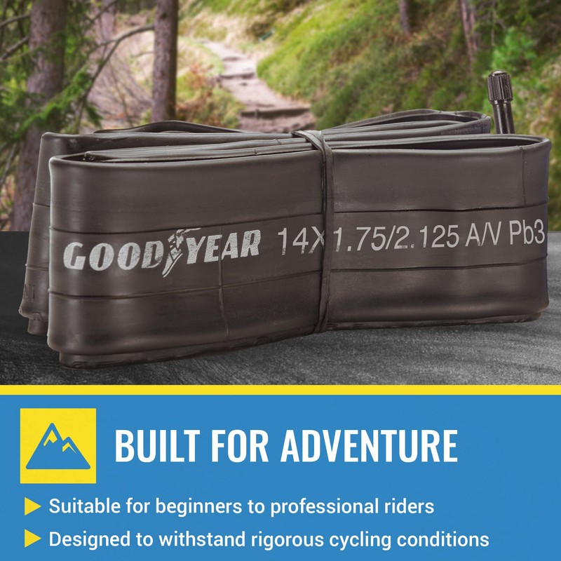 Goodyear Bicycle Tube, 14 X 1.75/2.125 - 14-inch Bike Tube