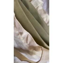 Uniklook Tan Gray Vegan leather Cloth Waterproof Playmat blanket Splat 39"x39"