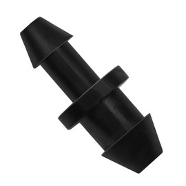 TTioDri 60 Pack Drip Irrigation 1/4" Barbed End Plug Fittings, Barbed Connectors for 1/4 Inch Irrigation Tubing Drip Line Goof Plug for Drip Sprinkler Garden Shrubs Systems