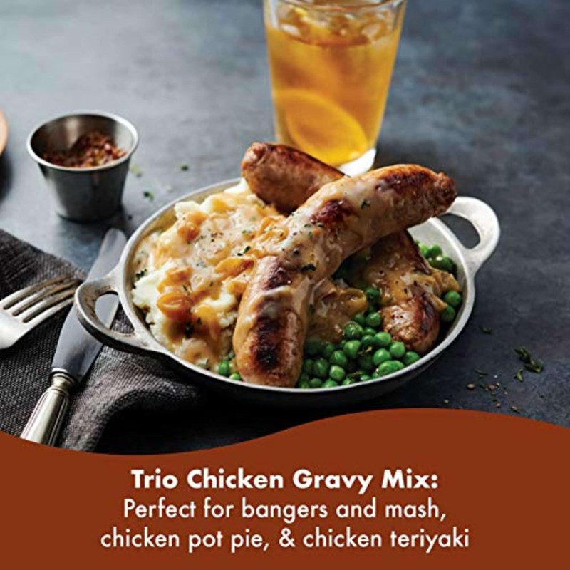 Trio Chicken Gravy Mix, Chicken Gravy, Dehydrated Food, Just Add