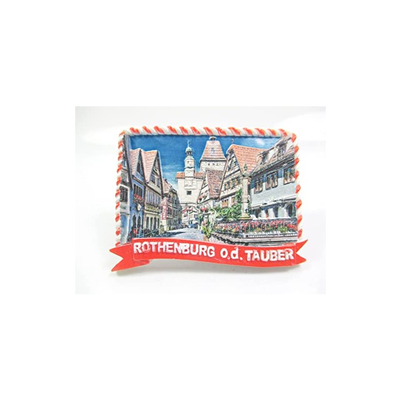 Rothenburg ob der Tauber Premium Magnet Poly Souvenir Germany (25)