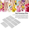7pcs Nail Stamping Plate Women Nail Art Templates Nail Multi