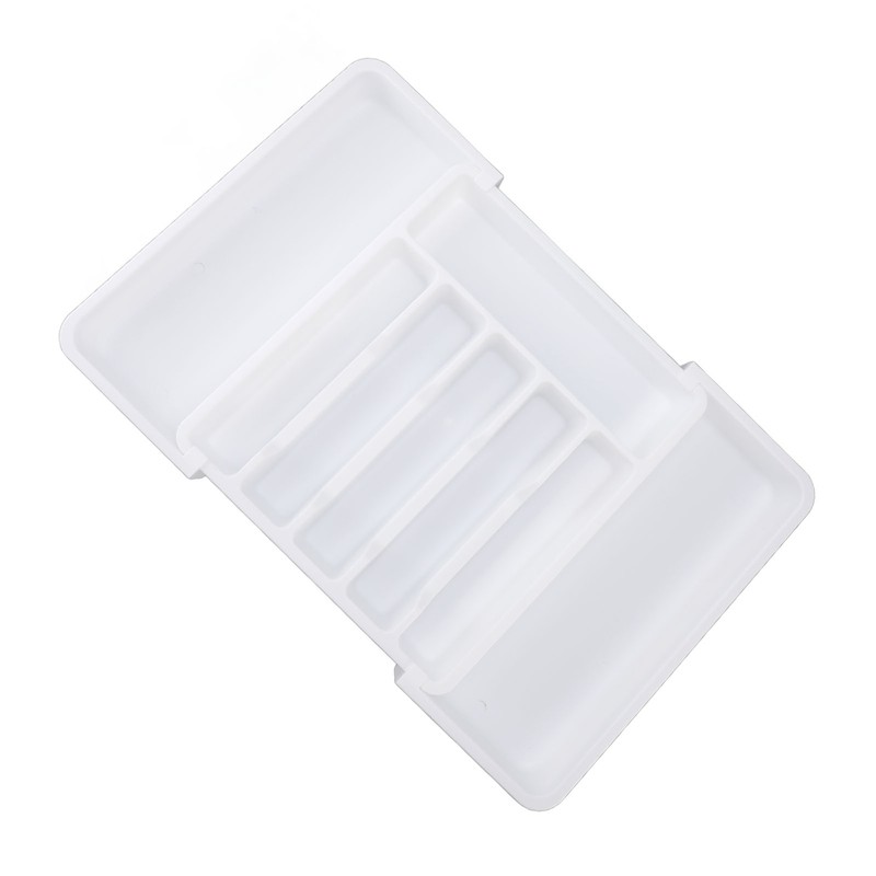 Expandable Utensil Tray Multi Compartments Space Saving Expandable Kitchen Drawer