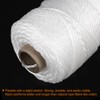 sourcing map Twisted Mason Line Nylon Twine String Cord White