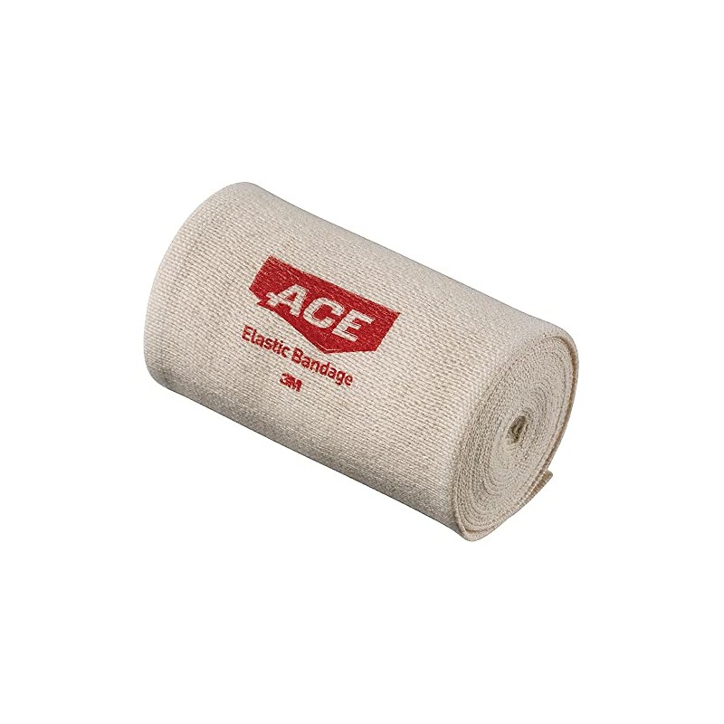 Ace Elastic Bandage Wraps with Hook Closure, Non-Sterile, Latex-Free, 2