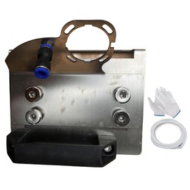 Angle Grinder Stand for Tile 45 ° Chamfer Cutting, Alloy Steel Angle Grinder Stand Holder Base, Tile 45 Degree Ceramic Chamfering Cutting Tool Bracket for 100 Type Angle Grinders