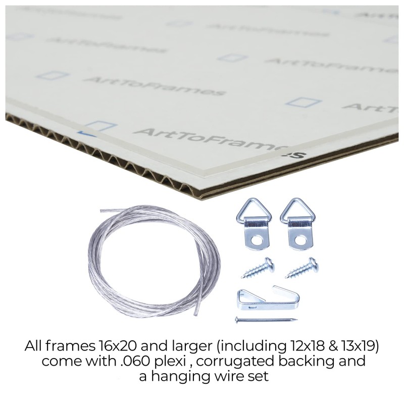 ArtToFrames 28x28 Inch Black Picture Frame, This 2.00 Inch Custom