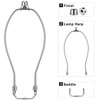 10 Inch Lamp Harp, 2 Set [Heavy Duty] Lamp Harp