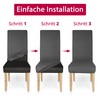 DecoHomeTextil Universal Stretch Plain Chair Cover, Chair Cover, Covers