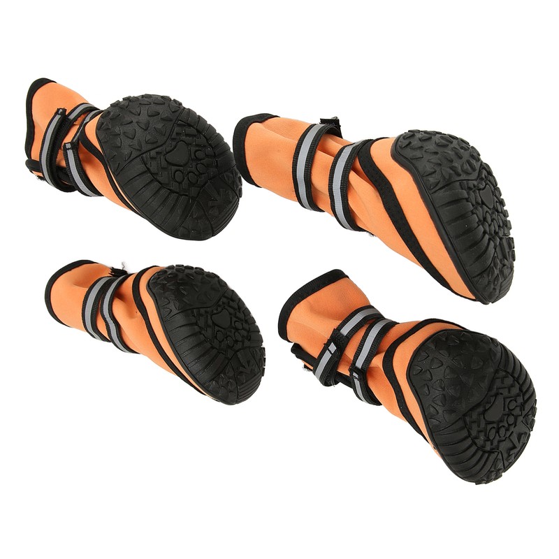 Dog Boots Waterproof Prevent Slipping Reflective Adjustable Outdoor Dog Shoes