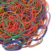 Rubber Bands Assorted Size 0.4bl Colourful Rubber Bands Office Supplies