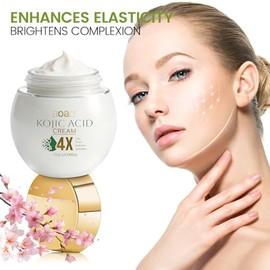 AOAO Kojic Acid Cream, Face Moisturizer with Centella & Arbutin, Hydrates Deeply with Niacinamide, Lightweight &Nourishing, Minimize Pores & Smooth, Barrier Repair & Improve Elasticity 130g/4.6oz