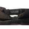 Formal Black Satin Banded Men's Bow Tie