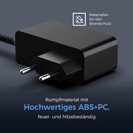 KFD Charger Power Supply 19 V for HP VH240A 1KL30AA#ABA 1KL30AA#ABB 1KL30AT#ABU 2DS80AA#ABA 23.8 Inch HP Slate 21 25es Value 23vx 25vx Full HD FHD IPS LCD LED Backlight Monitor 19VDC Charging Cable