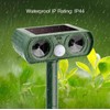 Solar-Powered Ultrasonic Animal Repellent with Motion Sensor, Waterproof Deer Repellent
