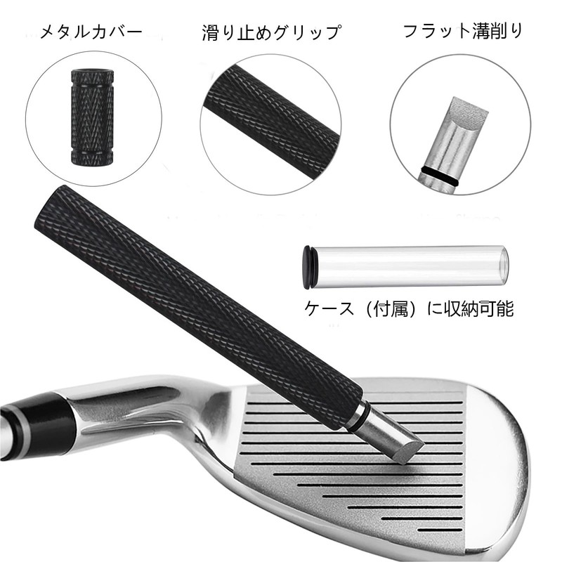 VIPMOON Golf Cleaning Tool Set, Iron Brush, Golf Club, Groove