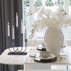 smtyle Fireplace Candelabra Black Metal Taper Candle Holders for Tapered
