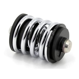 London Craftwork Firm Suspension incl Disc & Titanium Bolt Full Set for BROMPTON Silver