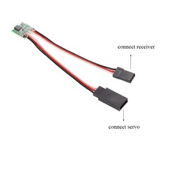 GLOBACT 2 Pcs Universal RC Servo Signal Reverser Rotation Inverter for JR Futaba Aircraft Airplane Steering Gear RC Airplane Car Boat