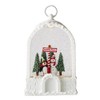 RAZ Imports Lighted Water Penguin and Snowman on top of