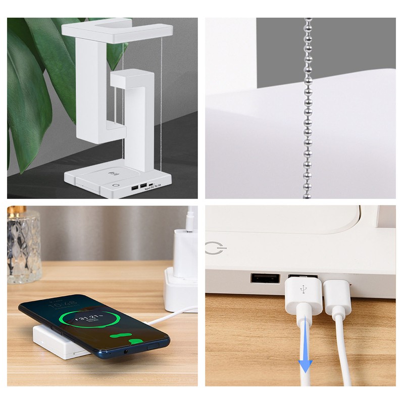 Night Lamp Bedside LED Table Lamp Suspension Floating Touch Control