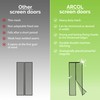 ARCOL Magnetic Fly Screen for Doors, Adjustable, Fly Screen for