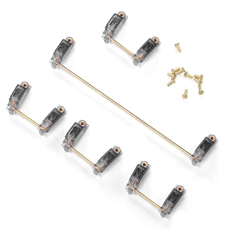 Mechanical Keyboard Stabilizer with GoldPlated Screws Computer Accessory for DIY