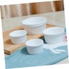 Zerodeko 6pcs Ceramic Dessert Bowls Set Heat Resistant Pudding Bowls