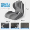 Cojín de Espalda y de Silla Combinado, Cojín y Asiento