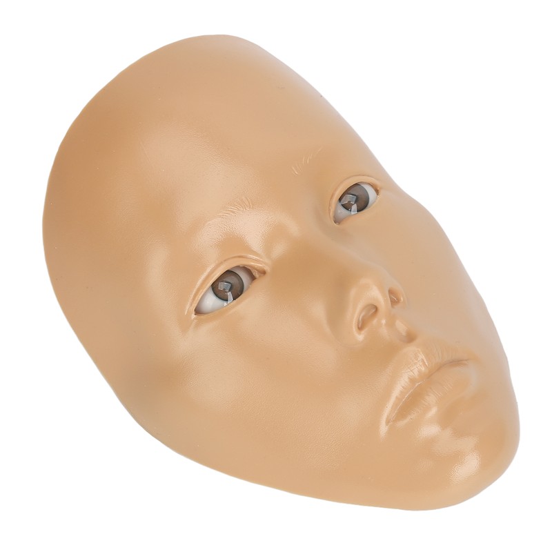 Silicone Makeup Practice Full Face Board with 20ml Cleansing Oil