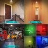 BIGMONAT Wireless LED Ceiling Light, Battery Operated RGB Shower Light