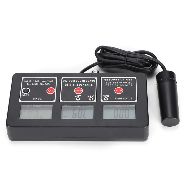 PH‑218 7 in 1 Water Quality Tester PH/TEMP/EC/CF/TDS/OPR/RH Water Meter