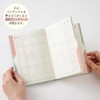 Midori Double Schedule Notebook, 2026 B6 Monthly Money Blue-green 22386006