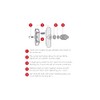RAM MOUNTS RAM-B-103U Round Base & Standard Arm Set with