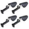 VORCOOL 2 Pairs Shoe Stretcher Adjustable Shoe Stretcher (Black), black