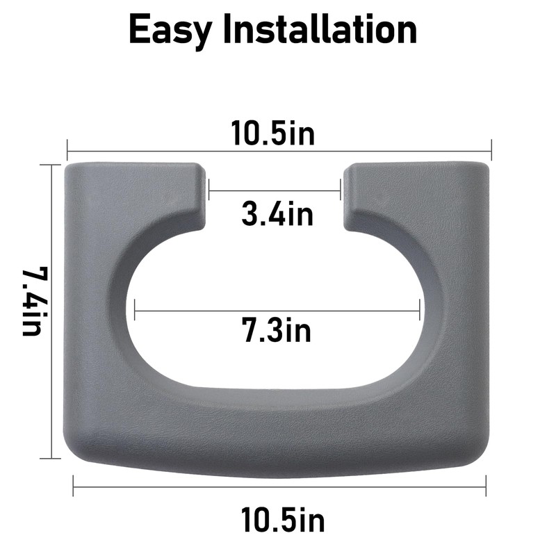 Jaronx Compatible with Ford F150 Cup Holder Pad Replacement 2004-2014,