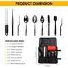 7 Pc Black Plating Tools Culinary Set (Professional Chef Utensils)|