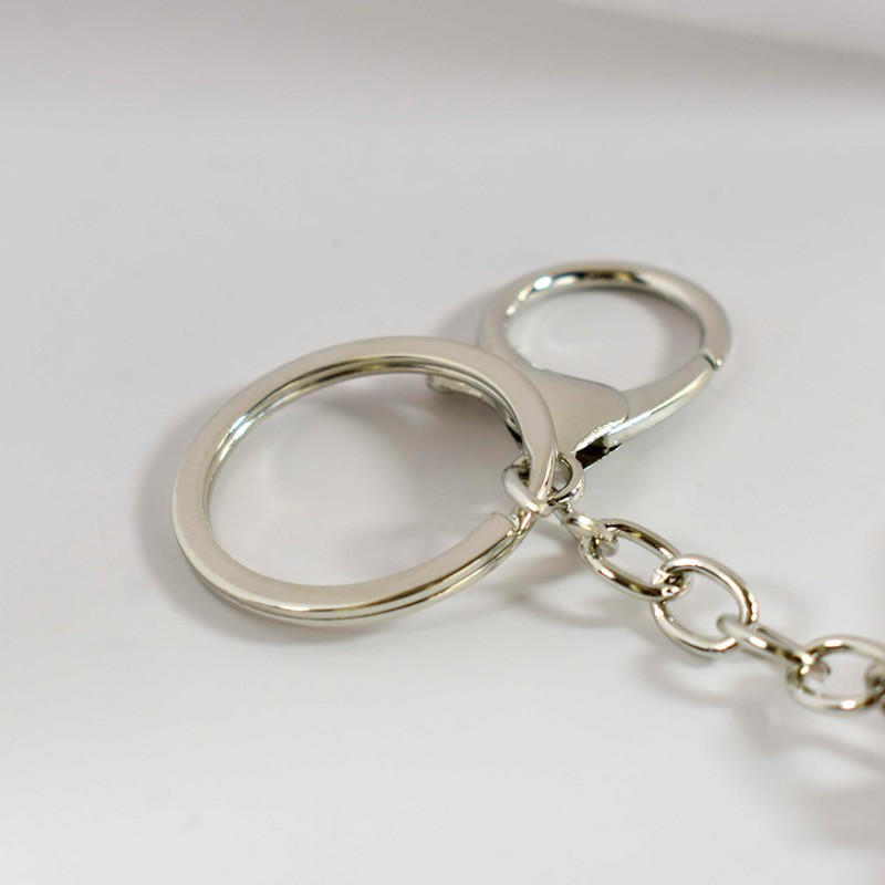 Chi Omega Glitter Sorority Keychain