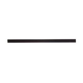 TableCraft 100107 Straws, 7-3/4"L, 5mm Thick, Individually Wrapped, PLA, Black (300 per Pack), 24 Pack per case