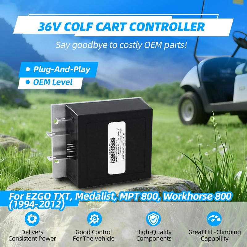 1206-4301 36V 350A Golf Cart Controller 5 Pin Compatible, 25864G09