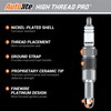 Autolite HT15-4PK Platinum High Thread Spark Plug, Pack of 4