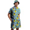 Mens 2 Piece Hawaiian Shirt Set Outfit and Compression Liner