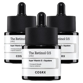 COSRX The Retinol 0.5 Oil, 20ml, 3 units / 코스알엑스 더 레티놀 0.5 오일, 20ml, 3개